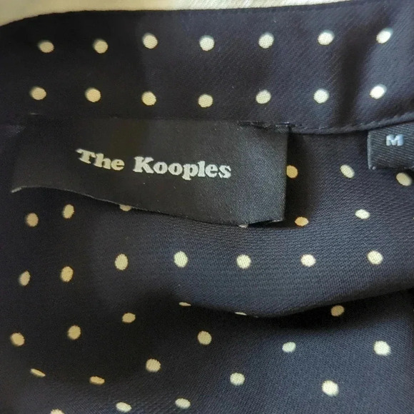 The Kooples Polkadot and Lace Shirt Dress - Picture 8 of 11